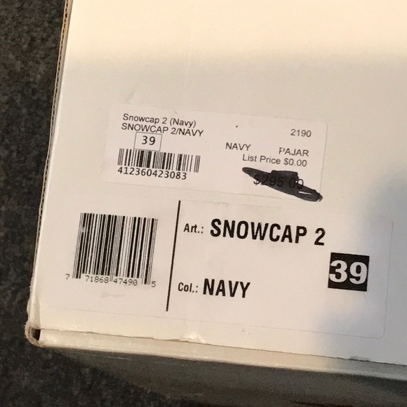 NEW! Pajar Snowcap 2 Navy Winter boots - 8-8.5 - in box - Picture 9 of 10